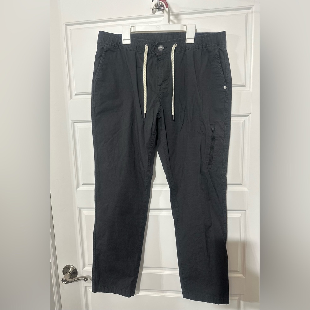 Vuori Rip Stop Dark Gray Ankle Pants